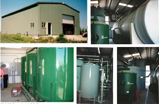 A 50,000 gallon-per-day Bio-Pure system layout
