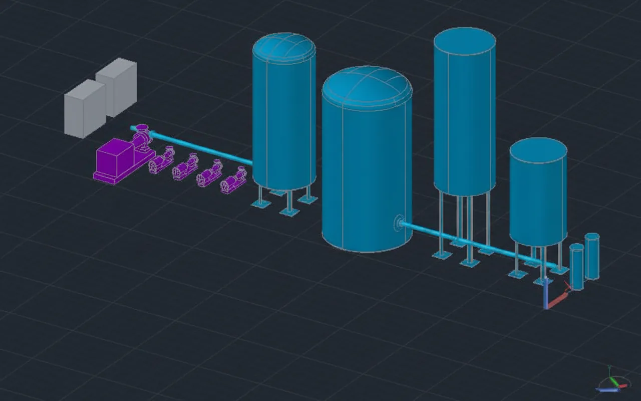 5,000 GPD Bio-Pure equipment layout