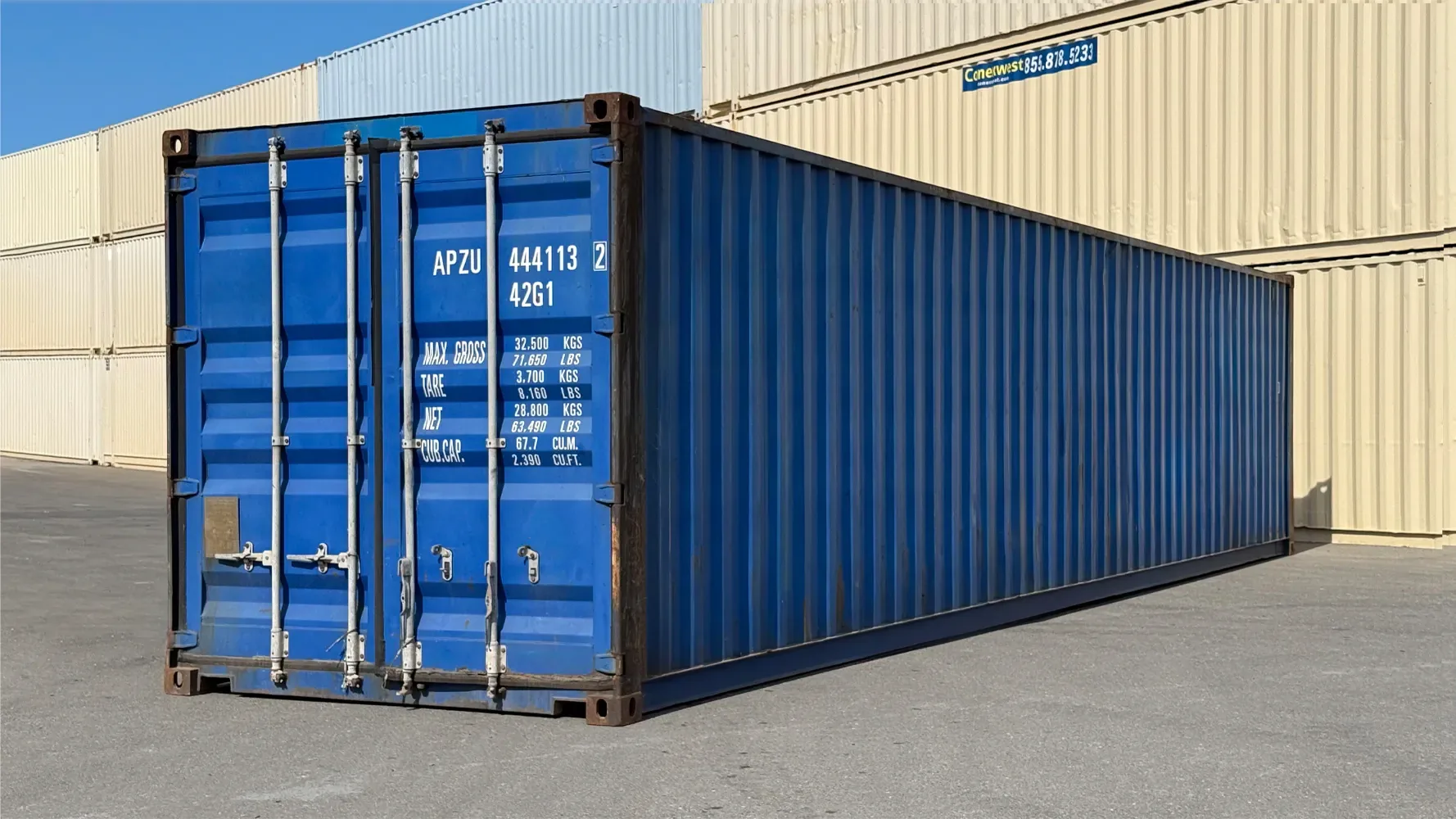 Bio-Pure system in a 40-foot container
